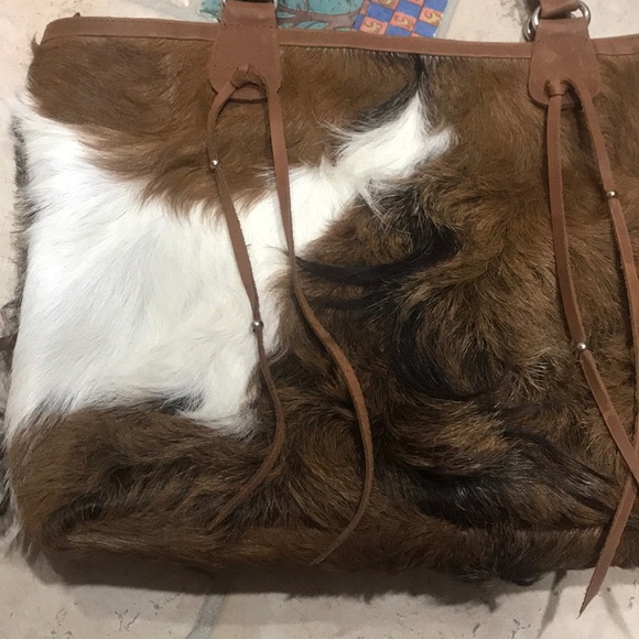 Miow- Custom Calf Hair Bag- New - Picture 6 of 10